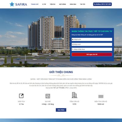 Mẫu website bất động sản 15