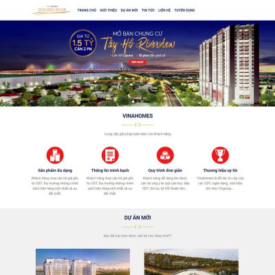 Mẫu website Bất động sản 21
