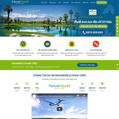 Mẫu website bất động sản 32