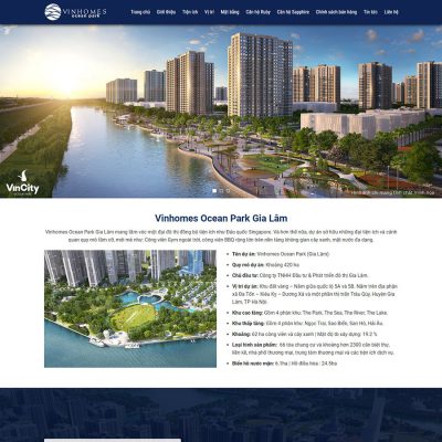 Mẫu website bất dộng sản 42
