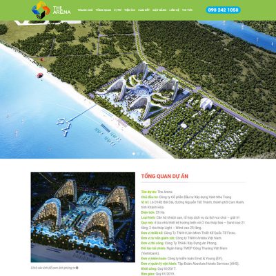 Mẫu website bất động sản 08