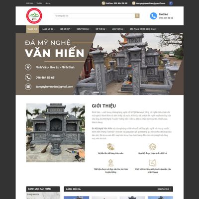 Mẫu website bán bia đá 01