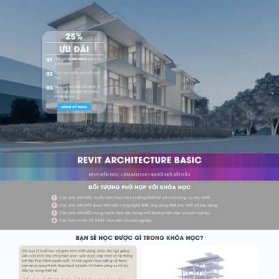 Mẫu website khóa học thiết kế