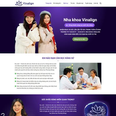 Mẫu website nha khoa 01