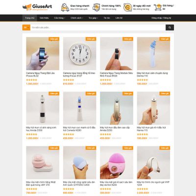 Mẫu website Shop bán hàng 03