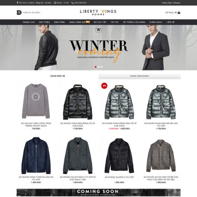 Mẫu website thời trang 03