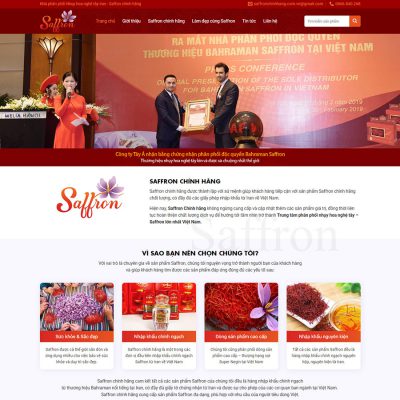 Mẫu website thực phẩm chức năng 05