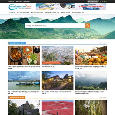 Mẫu website tin tức 11