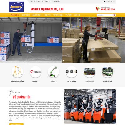 Mẫu website xây dựng 01