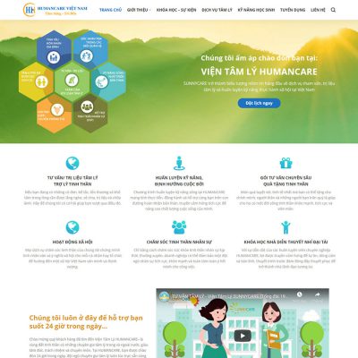 Mẫu website tư vấn tâm lý