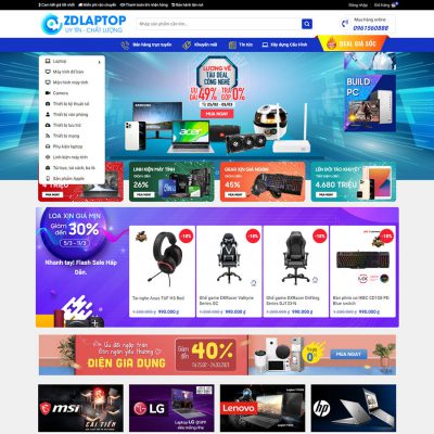 Mẫu website bán máy tính 04
