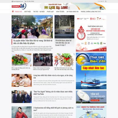 Mẫu website tin tức 16