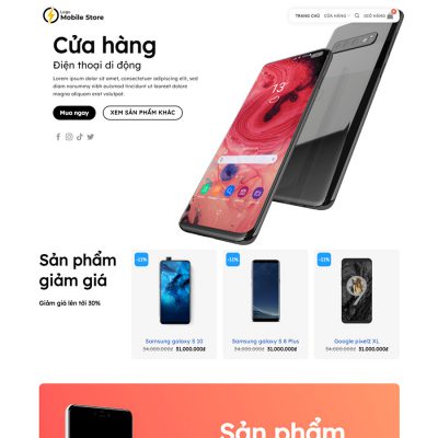 Mẫu website bán điện thoại 04