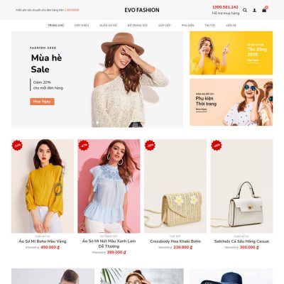 Mẫu website thời trang 08
