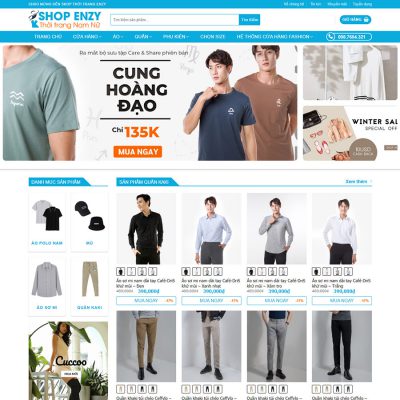 Mẫu website thời trang 09