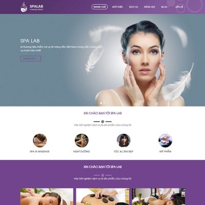 Mẫu website dịch vụ spa 04