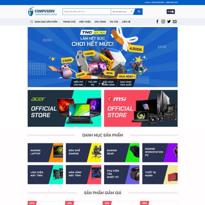 Mẫu website máy tính 05