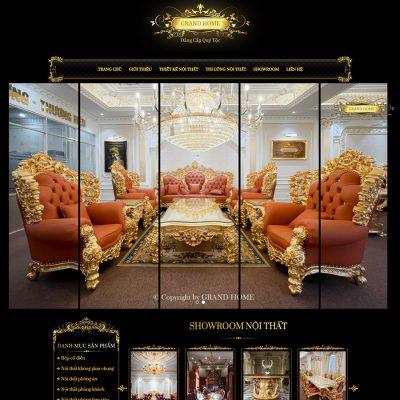 Mẫu website nội thất 23