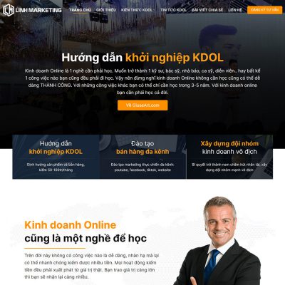 Landing page giới thiệu cá nhân
