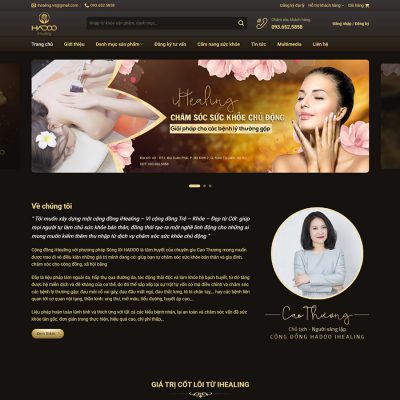 Mẫu website dịch vụ spa 05