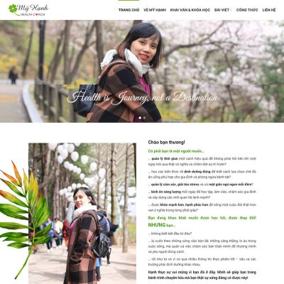 Mẫu website giới thiệu profile cá nhân