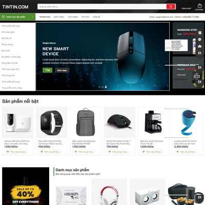 Mẫu website công nghệ 01