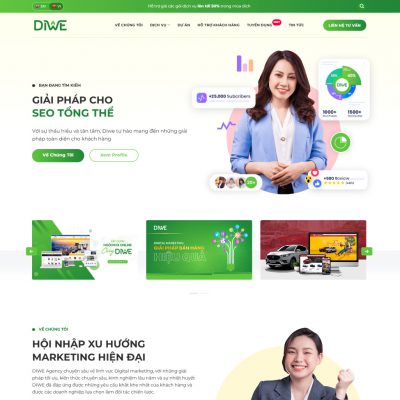 Mẫu website marketing 01
