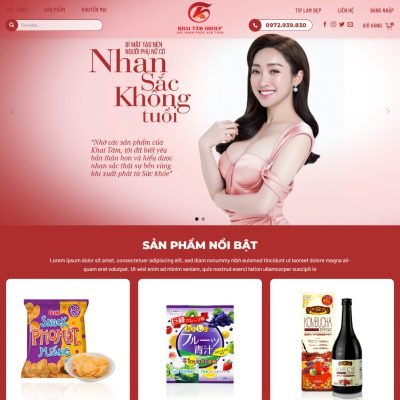 Mẫu website spa 06