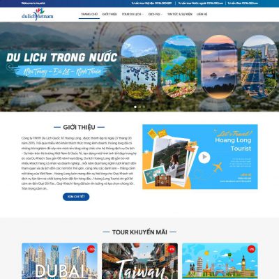 Mẫu website du lịch 22