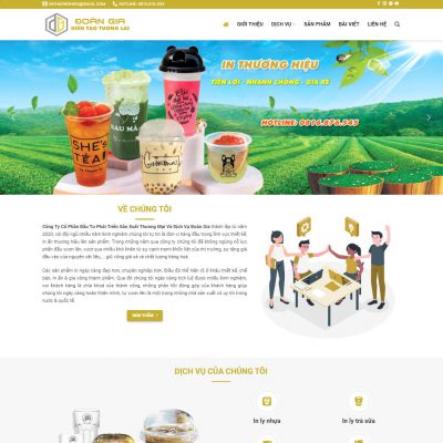 Mẫu website in ấn 04