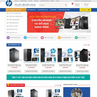 Mẫu website bán máy tính 08