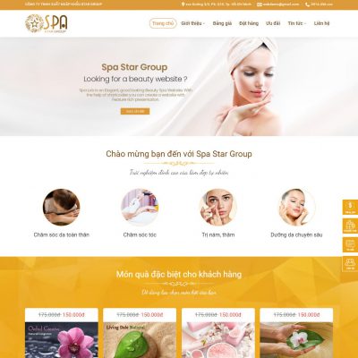 Mẫu website spa 12