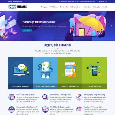 Mẫu website công ty thiết kế web 05
