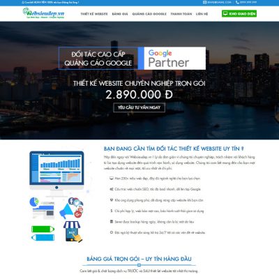 Mẫu website công ty thiết kế web 06