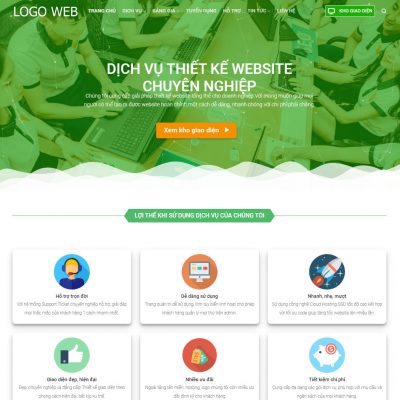 Mẫu website công ty thiết kế web 07