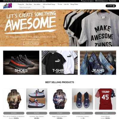 Mẫu website thời trang 17