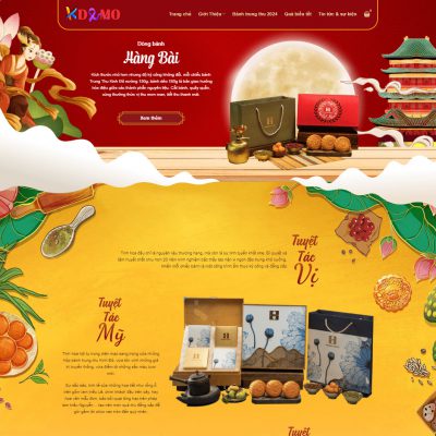 Mẫu website bán bánh trung thu 01