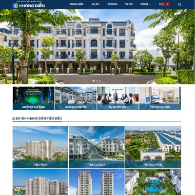 Mẫu website bất động sản 67