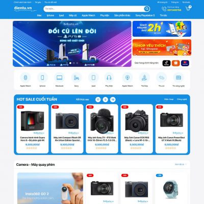 Mẫu website bán đồ công nghệ 04