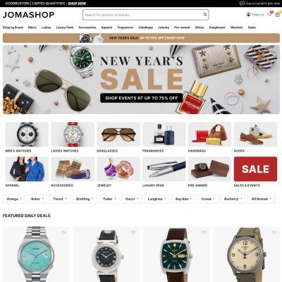 Mẫu website bán sản phẩm dropship - tiếng Anh