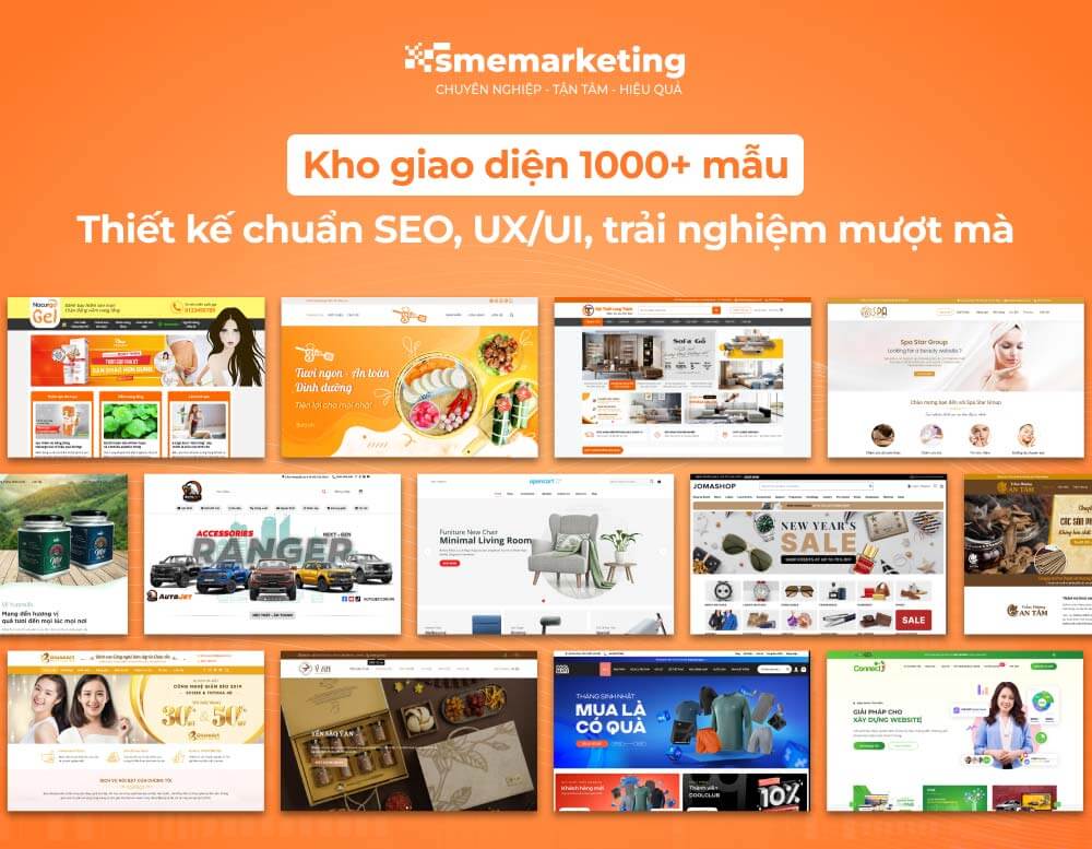 Kho giao diện hơn 1000 mẫu đa dạng giúp bạn lựa chọn dễ dàng