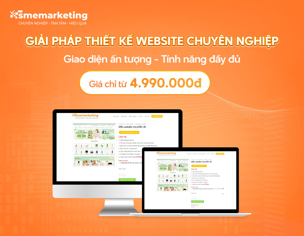 Giải pháp thiết kế website chuyên nghiệp, giá rẻ cho doanh nghiệp vừa và nhỏ