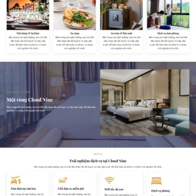 Mẫu website khách sạn – hotel 05
